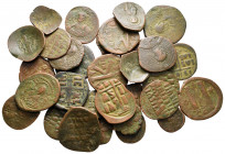 Lot of ca. 33 byzantine bronze coins / SOLD AS SEEN, NO RETURN!nearly very fine
