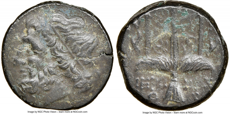 SICILY. Syracuse. Hieron II (ca. 275-215 BC). AE litra (20mm, 9h). NGC Choice VF...