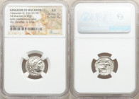 MACEDONIAN KINGDOM. Alexander III the Great (336-323 BC). AR drachm (17mm, 4.35 gm, 12h). NGC AU 5/5 - 4/5. Posthumous issue of Colophon, ca. 310-301 ...