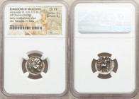 MACEDONIAN KINGDOM. Alexander III the Great (336-323 BC). AR drachm (17mm, 4.23 gm, 12h). NGC Choice VF 5/5 - 4/5. Early posthumous issue of Lampsacus...