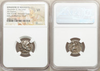 MACEDONIAN KINGDOM. Alexander III the Great (336-323 BC). AR drachm (18mm, 11h). NGC VF. Posthumous issue of Colophon, 310-301 BC. Head of Heracles ri...