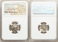 MACEDONIAN KINGDOM. Alexander III the Great (336-323 BC). AR drachm (18mm, 9h). NGC VF. Posthumous issue of Miletus, ca. 300-295 BC. Head of Heracles ...