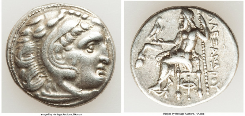 MACEDONIAN KINGDOM. Alexander III the Great (336-323 BC). AR drachm (18mm, 4.24 ...