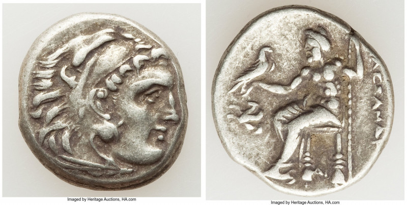 MACEDONIAN KINGDOM. Alexander III the Great (336-323 BC). AR drachm (18mm, 4.26 ...