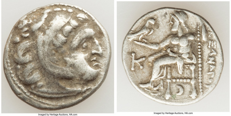 MACEDONIAN KINGDOM. Alexander III the Great (336-323 BC). AR drachm (19mm, 4.03 ...