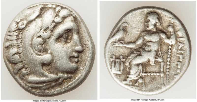 MACEDONIAN KINGDOM. Philip III Arrhidaeus (323-317 BC). AR drachm (17mm, 4.18 gm...