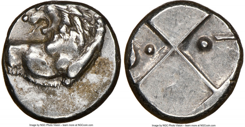 THRACE. Chersonesus. 4th century BC. AR hemidrachm (13mm). NGC Choice VF. Persic...