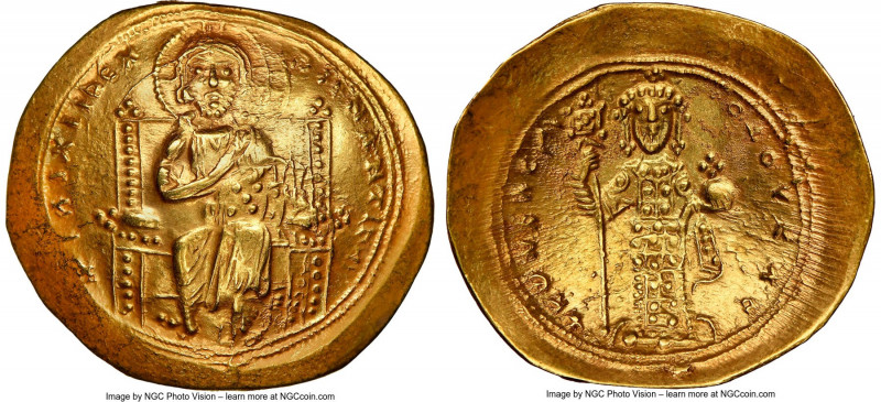 Constantine X Ducas (AD 1059-1067). AV histamenon nomisma (25mm, 4.43 gm, 5h). N...