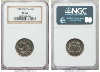 Republic Proof 10 Centavos 1935 PR66 NGC, cf. KM179.1 (unlisted in Proof). 

HID09801242017

© 2020 Heritage Auctions | All Rights Reserved