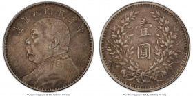 Republic Yuan Shih-kai Dollar Year 9 (1920) XF40 PCGS, KM-Y329.6, L&M-77. WS0181-9, Reverse of 1914 variety. 

HID09801242017

© 2020 Heritage Auc...