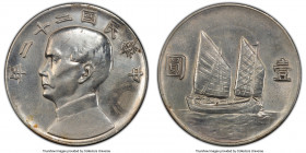 Republic Sun Yat-sen "Junk" Dollar Year 22 (1933) AU Details (Harshly Cleaned) PCGS, KM-Y345, L&M-109. 

HID09801242017

© 2020 Heritage Auctions ...