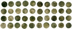20-Piece Lot of Uncertified Assorted Deniers ND (12th-13th Century) VF, Includes (18) Le Marche, (1) Deols and (1) St. Martial. Average size 18.6mm. A...