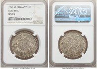 Nürnberg. Free City 1/2 Taler 1766-SR MS63 NGC, KM355. Argent, gray and aqua toned. 

HID09801242017

© 2020 Heritage Auctions | All Rights Reserv...