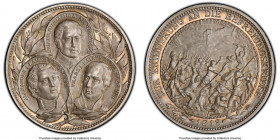 Prussia. Wilhelm II silver Specimen "Liberation 100th Anniversary" Medal 1813-Dated (1913) SP67 PCGS, Gebauer-1913.5.1. 33mm. By Lauer. Three medallio...