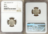 Trier. Johann Hugo 4 Pfennig 1683 MS63 NGC, KM138. 

HID09801242017

© 2020 Heritage Auctions | All Rights Reserved
