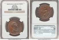 George III Penny 1807-SOHO MS62 Brown NGC, Soho mint, KM663, S-3780. Glossy chocolate brown with residual red accents. 

HID09801242017

© 2020 He...