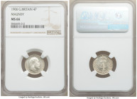 Edward VII 4-Piece Certified Maundy Set 1906 NGC, 1) Penny - MS65, KM795 2) 2 Pence - MS65, KM796 3) 3 Pence - MS65, KM797.2 4) 4 Pence - MS66, KM798 ...