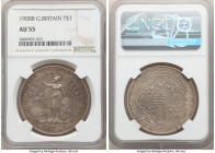 Edward VII Trade Dollar 1908-B AU55 NGC, Bombay mint, KM-T5. Lavender tinted gray-brown toning. 

HID09801242017

© 2020 Heritage Auctions | All R...