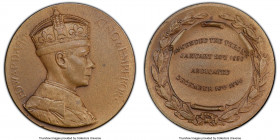 Edward VIII copper Matte Specimen Medal 1936-Dated SP64 PCGS, Giordano-532a, BHM-4280. EDWARD VIII KING & EMPEROR His crowned bust right / ASCENDED TH...
