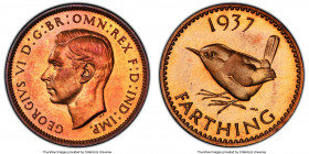 George VI Proof Farthing 1937 PR66 Red and Brown PCGS, KM843, S-4116. 

HID09801242017

© 2020 Heritage Auctions | All Rights Reserved