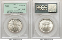 Free State Florin 1935 MS65 PCGS, KM7. Cartwheel luster with taupe toning. 

HID09801242017

© 2020 Heritage Auctions | All Rights Reserved