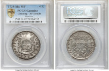 Philip V 4 Reales 1738 Mo-MF XF Details (Cleaned) PCGS, Mexico City mint, KM94.

HID09801242017

© 2020 Heritage Auctions | All Rights Reserved