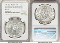 Estados Unidos 2 Pesos 1921 MS62 NGC, Mexico City mint, KM462. One year type - Centennial of Independence. 

HID09801242017

© 2020 Heritage Aucti...