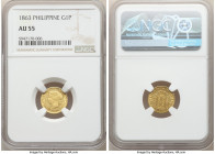 Spanish Colony. Isabel II gold Peso 1863 AU55 NGC, Manila mint, KM142.

HID09801242017

© 2020 Heritage Auctions | All Rights Reserved