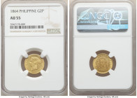 Spanish Colony. Isabel II gold 2 Pesos 1864 AU55 NGC, Manila mint, KM143.

HID09801242017

© 2020 Heritage Auctions | All Rights Reserved
