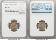 George V 6 Pence 1926 MS63 NGC, KM16.1. Russet and teal toning. 

HID09801242017

© 2020 Heritage Auctions | All Rights Reserved