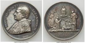 Vatican City. Pius XI silver "Canonization of St. Thomas Aquinas" Medal Anno II (1923) UNC (Cleaned), Rinaldi-117, R.Z.-882. 44mm. 35.5gm. By Aurelio ...