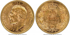 Alexander I gold 20 Dinara 1925 MS63 NGC, KM7. AGW 0.1867 oz. 

HID09801242017

© 2020 Heritage Auctions | All Rights Reserved