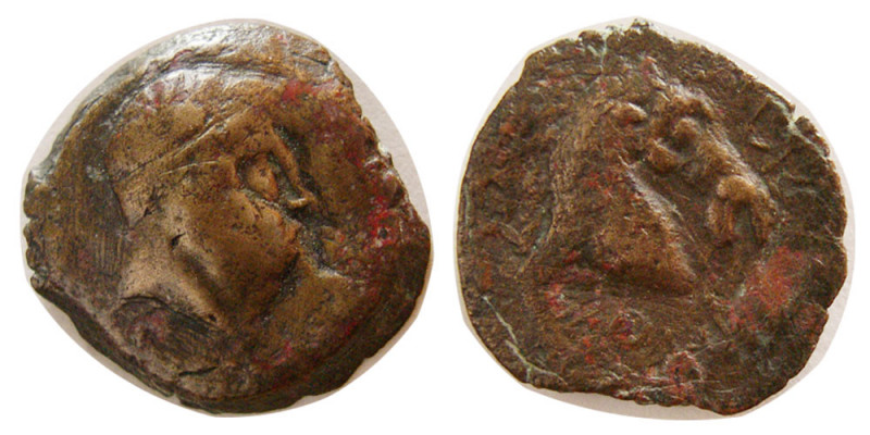SELEUKID KINGS. Antiochos I. Soter, 281-261 BC. Æ (1.42 gm; 13 mm). Mesopotamia ...