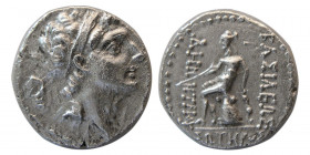 SELEUKID KINGS. Demetrios I. 162-150 BC. AR Drachm. Ekbatana.