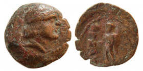 KINGS of PARTHIA. Phraates 132-127 BC. Æ. Rare.