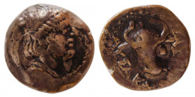 KINGS of PARTHIA. Mithradates II. 121-91 BC. Æ chalkous. Rare.