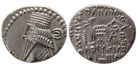 KINGS of PARTHIA. Artabanos IV.  AD 10-38. AR Drachm. Ekbatana.