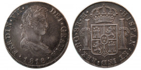 SPANISH COLONIAL. GUATEMALA. Ferdinad VII. 1818. R.M. AR 8 Reales