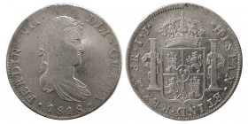 SPANISH COLONIAL. Mexico. Ferdinand VII. 1818. I.J. AR 8 Reales