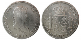 SPANISH COLONIAL, Mexico. 1817 I.J. Ferdinand VII. AR 8 Reales