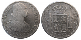 SPANISH COLONIAL, MEXICO, Carolus IIII. 1793. F.M. AR 8 Reales