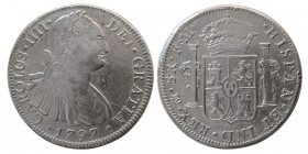 SPANISH COLONIAL, Mexico. Carolus IIII. 1797. F.M. AR 8 Reales