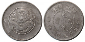 CHINA. Yunnan. ND (1911-15). Half-Dollar.