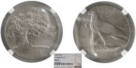 U.S. 1935. Half Dollar,  The Charter Oak Commemorative. NGC-MS 64.