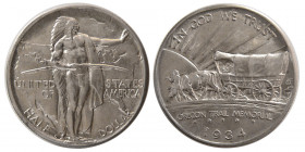 U.S. Commemorative Half Dollar. Oregan Trail Memorial, dated 1934.