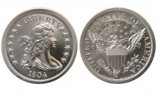 UNITED STATES. 2 OZ. Pure .999 Silver Medallion (39 mm).