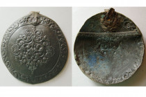 LATE BYZANTINE, Ca. 10th.-11th. Century AD. Bronze Pendent