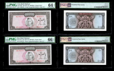 IRAN, Bank Markazi. Pair of 500 Rials Bank Notes. Pick # 93c.