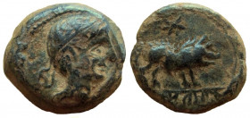 Hispania. Castulo. AE 17 mm. 2rd - 1st century BC.