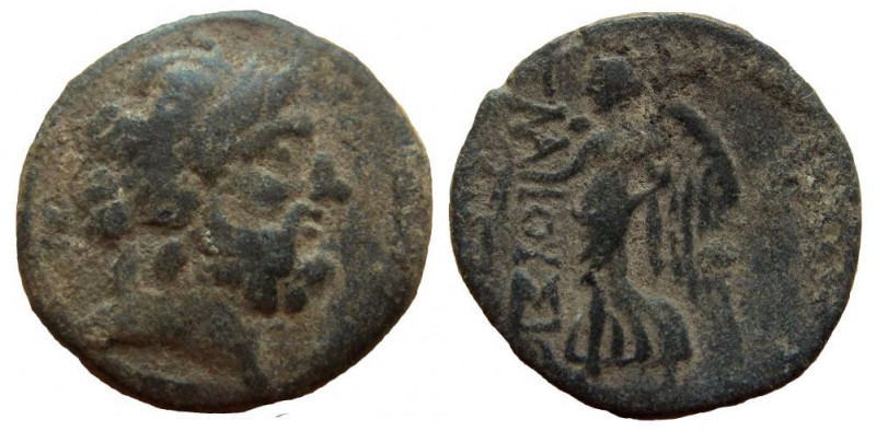 Cilicia. Elaiussa Sebaste. 1st century BC. AE 21 mm. 6.16 gm. 
Obverse: Head of...